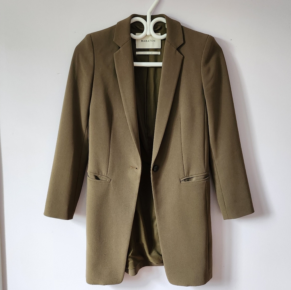 Babaton Marty Jacket in Olive Green